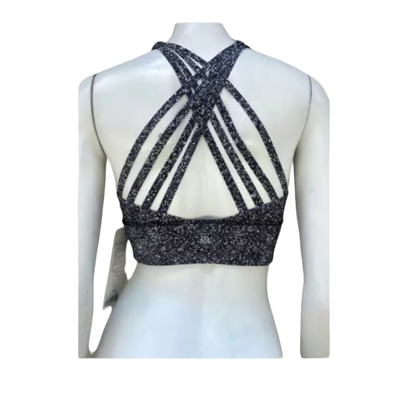 🍋Lululemon Free To Be Moved Bra Black & White size 4 - Picture 7 of 7